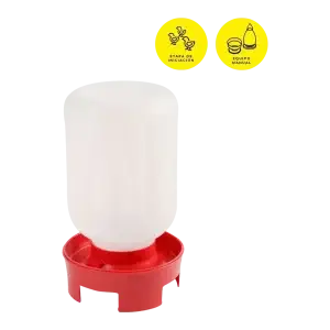 Bebedero vitrolero de 4 L con base - imagen 2